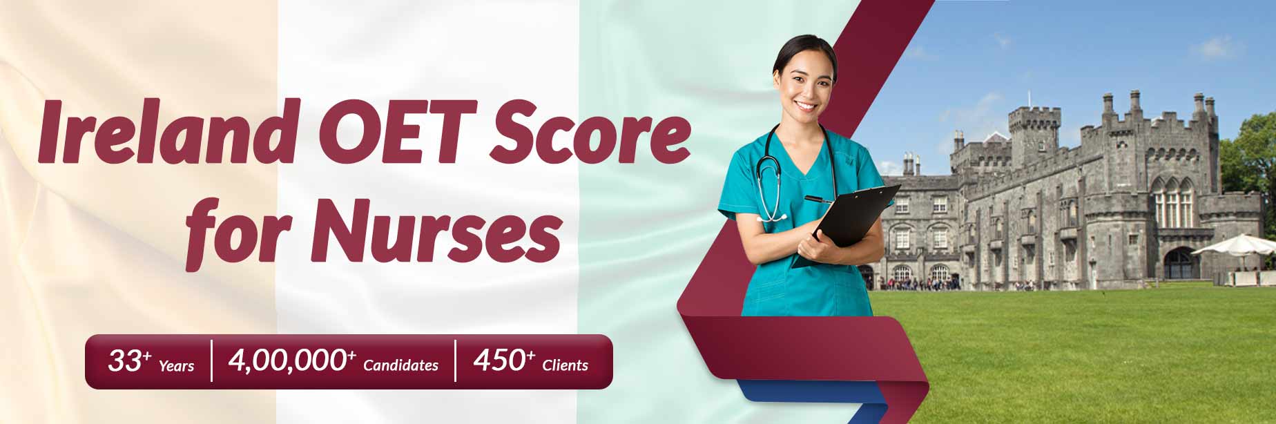 ireland oet score for nurses